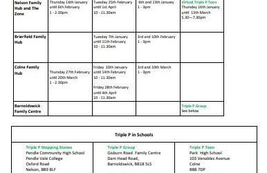 Parent Courses Jan – Mar